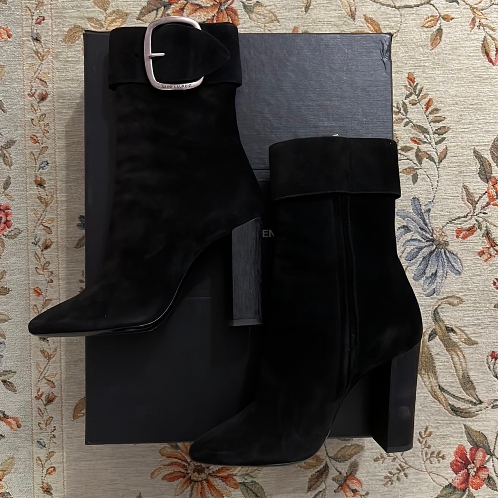 Joplin Buckle booties - Saint Laurent